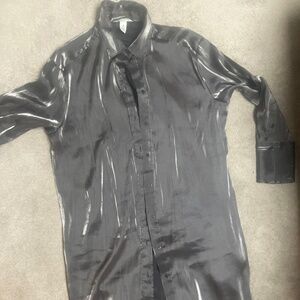 Silver Shirtdress